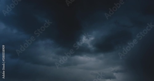 rainy and stormy clouds time lapse