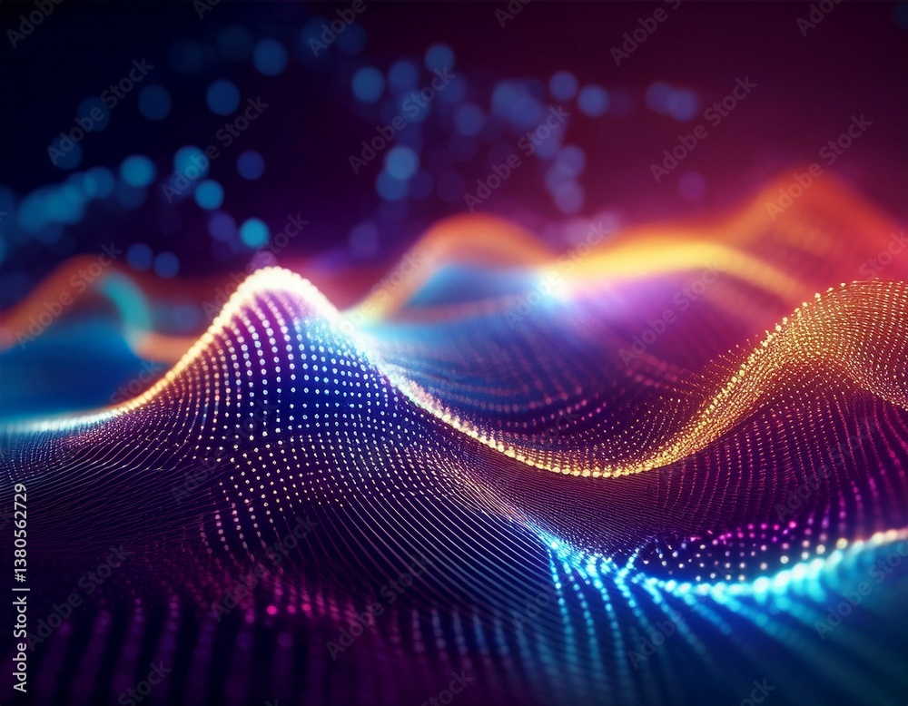 3d rendering of glowing particles in space with depth of field and bokeh futuristic background with depth of field and bokeh effect 3d rendering of glowing particles in space with depth of field and bokeh futuristic background with depth of field and bokeh effect