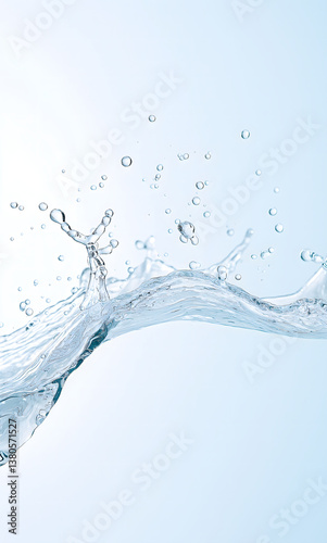 splash of clear water