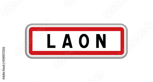 Panneau de Laon, Aisne, Hauts-de-France