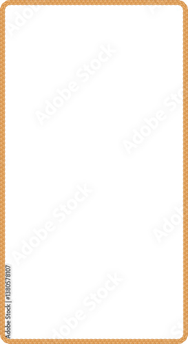 Rope Border Frame Shape Illustration