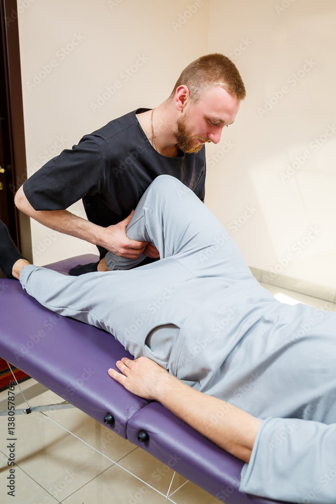 An experienced Physical Therapist is offering specialized Knee Manipulation Therapy to enhance mobility and alleviate knee discomfort for patients seeking relief and improved range of motion