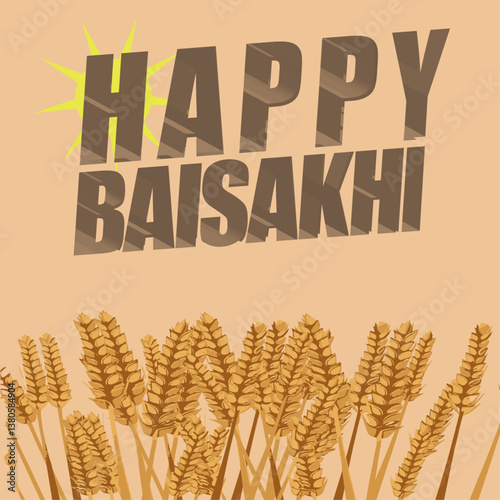baisakhi fetival ,baisakhi banner, festival poster , baisakhi
