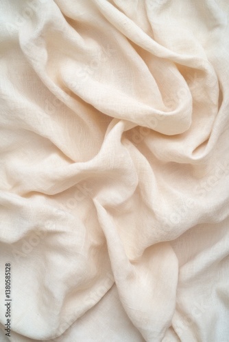 Soft, draped fabric showcasing delicate texture and subtle varia