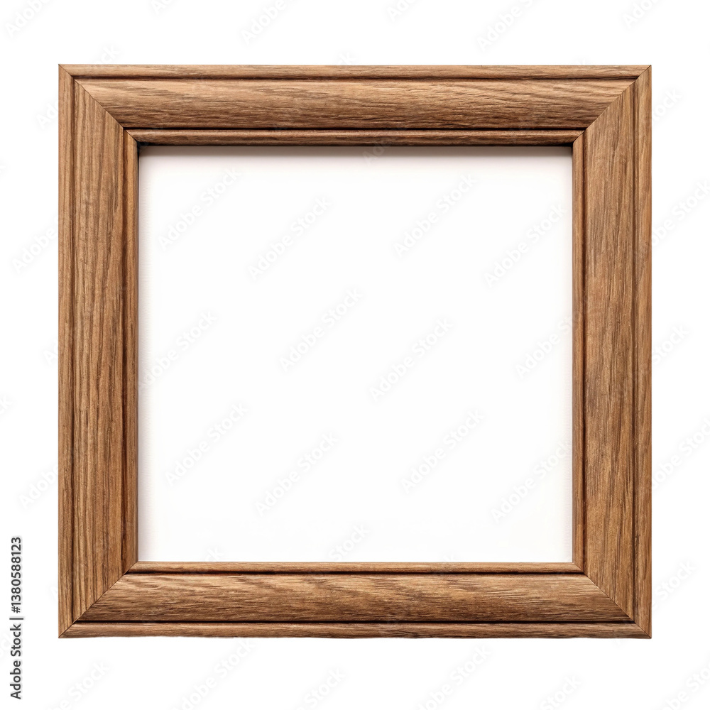 wooden frame isolated on white wooden frame isolated on white