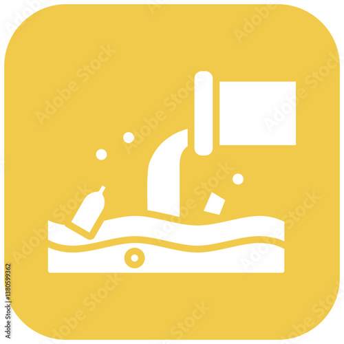 Water Pollution Icon
