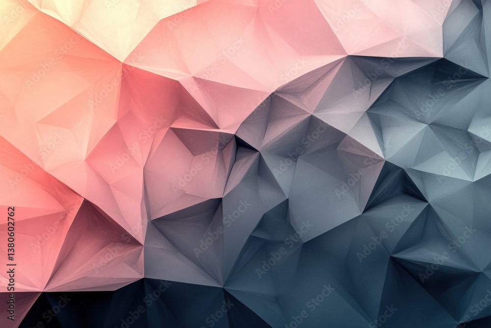Fototapeta premium Colorful abstract background with geometric shapes and gradients creating a modern artistic design suitable for various creative projects and digital applications concept