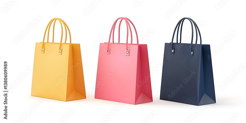 a group of bags with handles a group of bags with handles