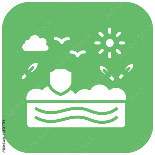Ocean Conservation Icon