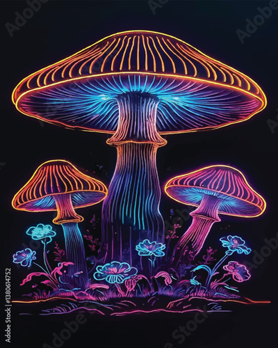 NEON MUSHROOM
