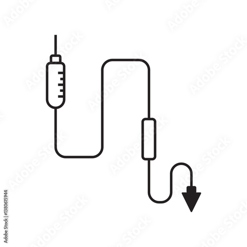 infusion icon logo vector design