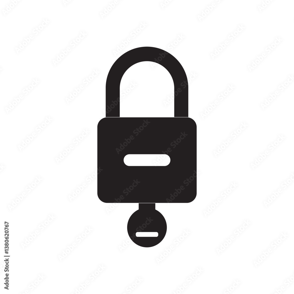 Padlock icon logo vector design Padlock icon logo vector design