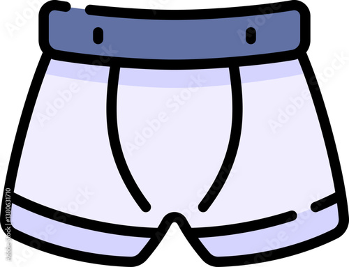 underpants Illustration on a white background.