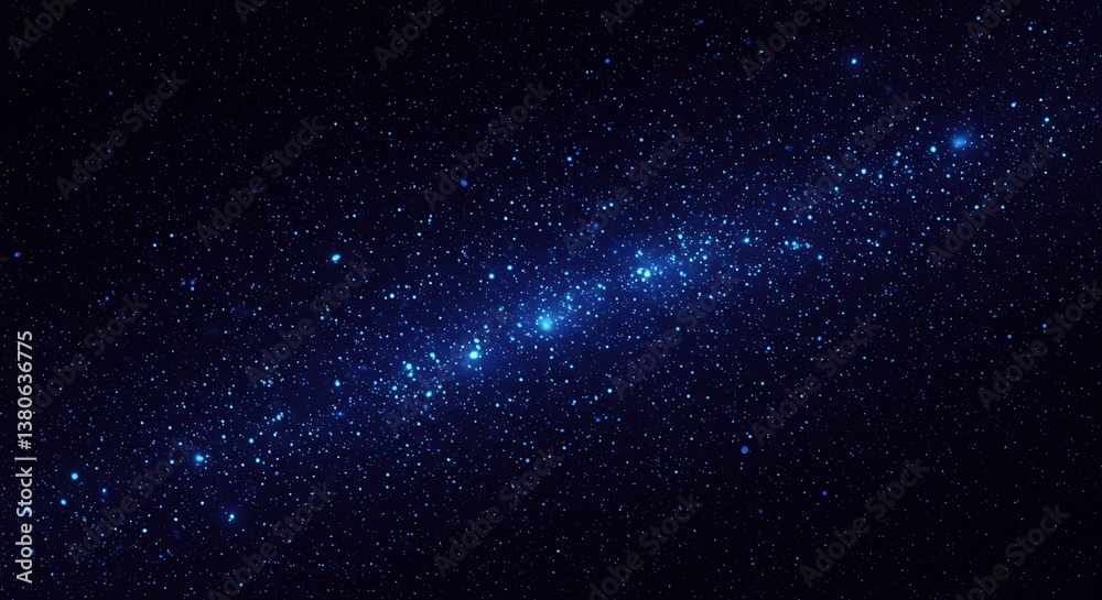 Fototapeta premium Celestial River AI Generated