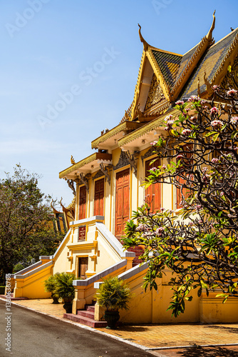Obraz na płótnie Phnom Penh Royal Palace, Cambodia w salonie