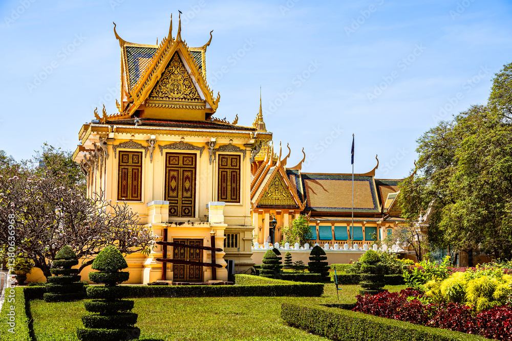 Phnom Penh Royal Palace, Cambodia