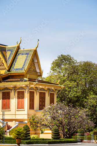 Obraz na płótnie Phnom Penh Royal Palace, Cambodia w salonie