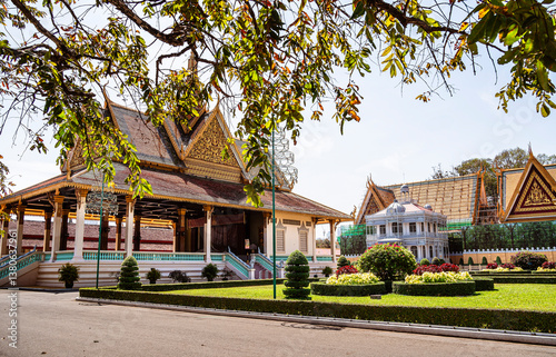 Obraz na płótnie Phnom Penh Royal Palace, Cambodia w salonie
