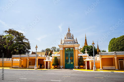 Obraz na płótnie Phnom Penh Royal Palace, Cambodia w salonie