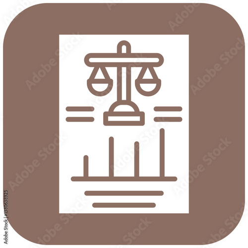 Legal Analysis Icon