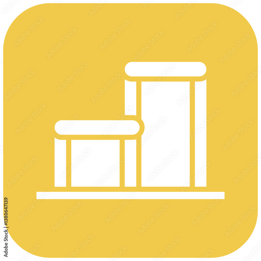 Fototapeta premium Step Stool Icon