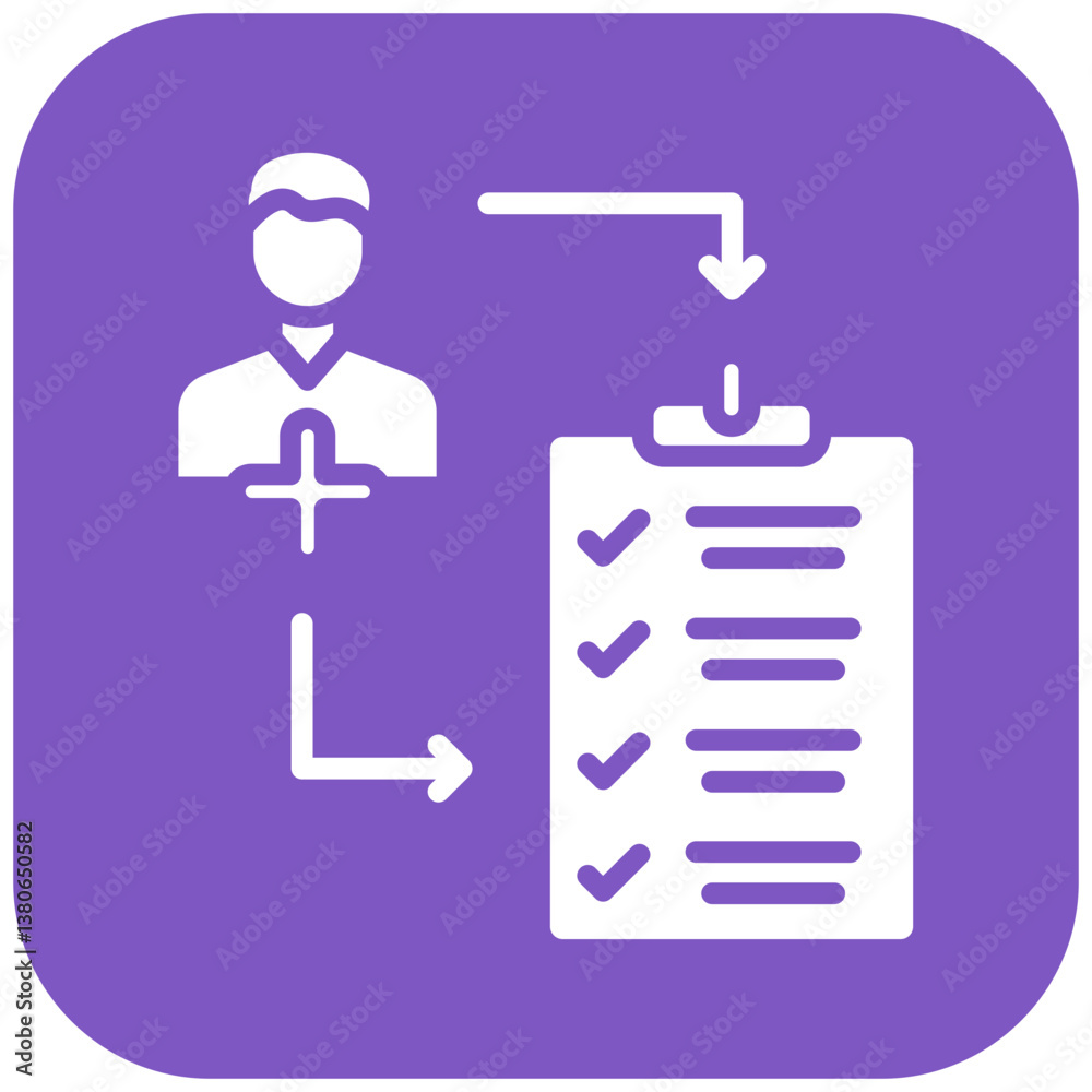 Obraz premium Clinical Trials Icon