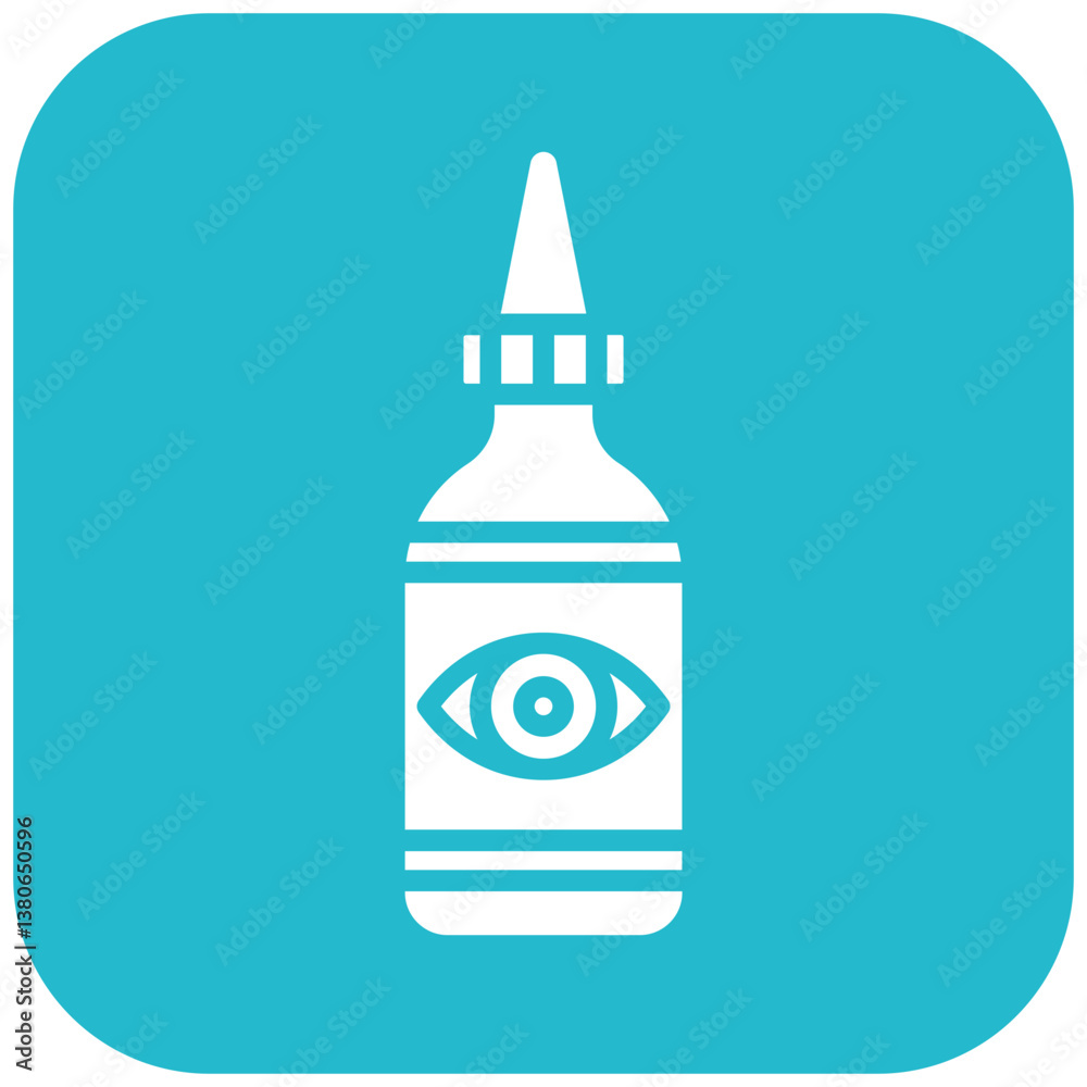 Eye Drops Bottle Icon Eye Drops Bottle Icon