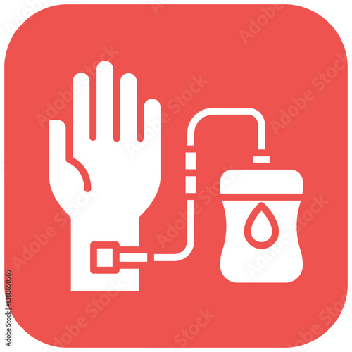Blood Transfusion Bag Icon