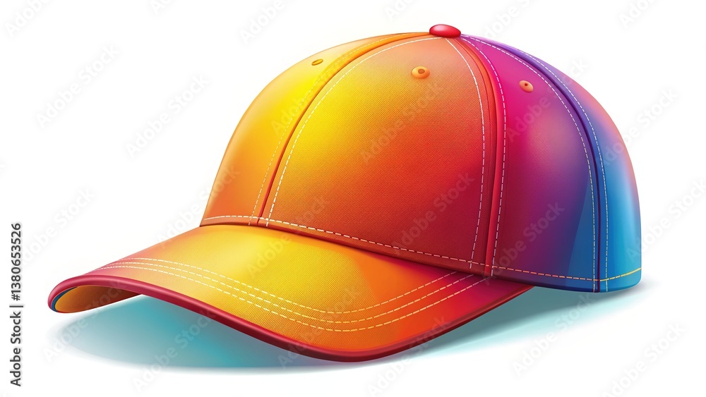 Fototapeta premium Baseball Cap Vector Graphic Design