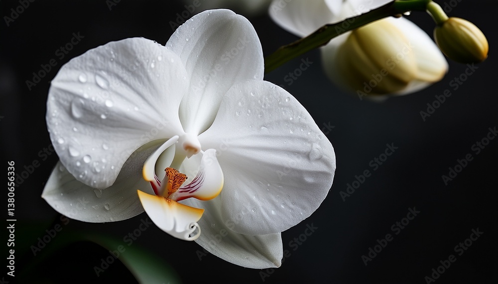Obraz premium white orchid flower