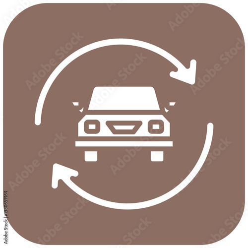 Upcycled Car Icon