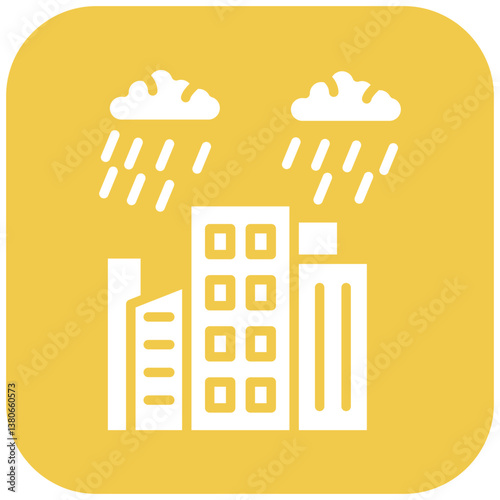 Monsoon Cityscape Icon