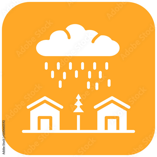 Monsoon Climate Icon