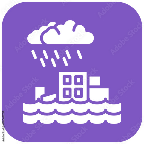 Monsoon Floodwaters Icon