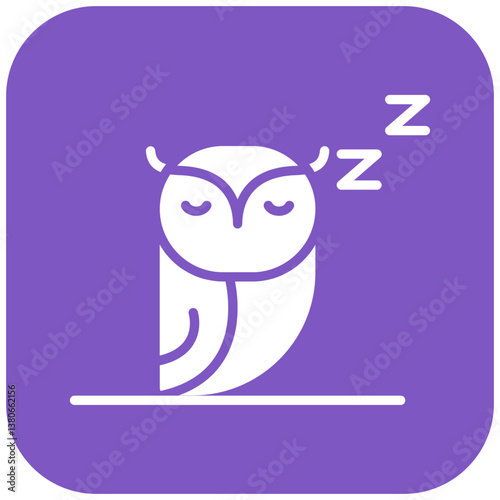 Sleepy Owl Icon