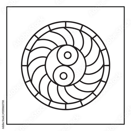 Mandala, mandala coloring book, mandala coloring pages, bold & easy coloring pages, line art, black and white, illustration, mandala abstract, mandala background, mandala shapes, mandala painting