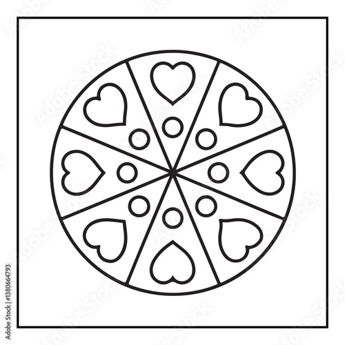Mandala, mandala coloring book, mandala coloring pages, bold & easy coloring pages, line art, black and white, illustration, mandala abstract, mandala background, mandala shapes, mandala painting