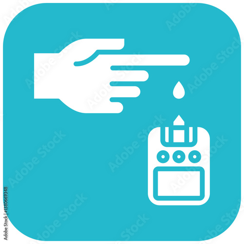 Blood Sugar Test Icon