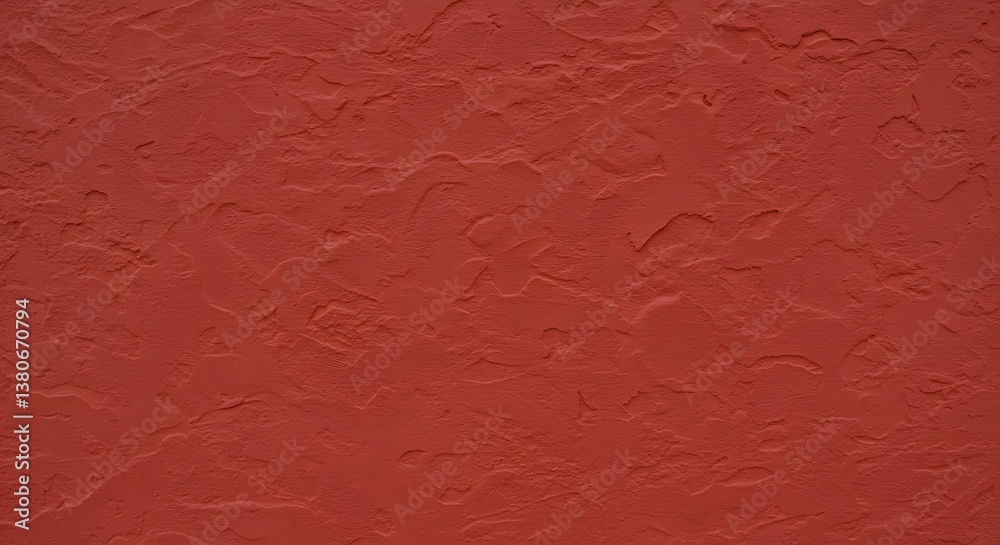 Fototapeta premium Red Textured Wall Surface Background AI Generated