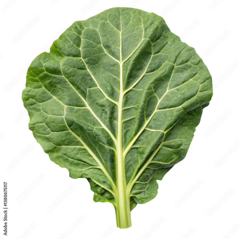 Fresh Collard Greens Leaf, Close-Up Image, Organic Vegetables, Healthy Eating, Studio Background Fresh Collard Greens Leaf, Close-Up Image, Organic Vegetables, Healthy Eating, Studio Background