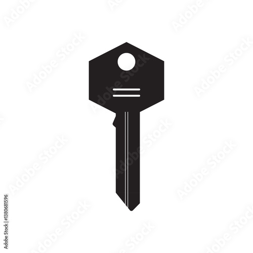 door lock icon logo vector design