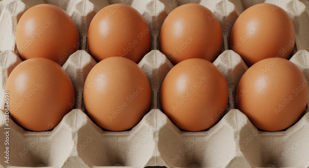 Brown Eggs in Carton Brown Eggs in Carton