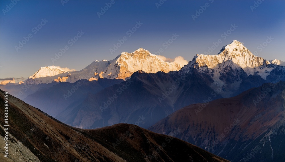 Fototapeta premium Majestic Himalayan Sunrise