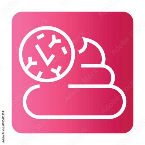 Stool good black line icon for digital and print projects.