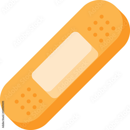 band aid Illustration on a white background