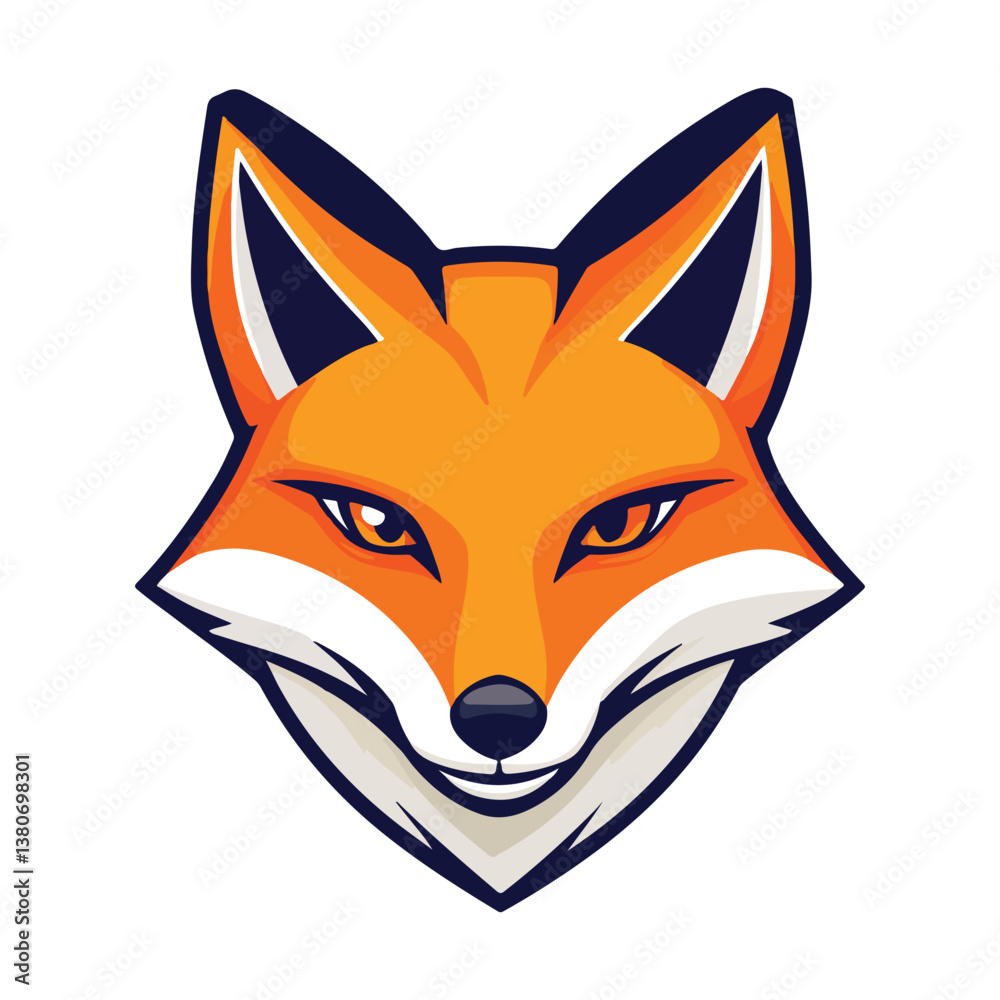 Fox Head Fully Vector Illustration Design Fox Head Fully Vector Illustration Design