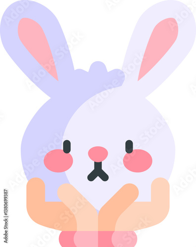 cruelty free Illustration on a white background.