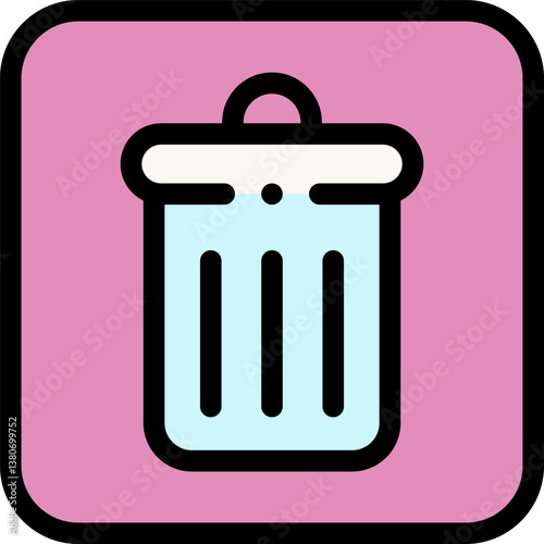 delete Illustration on a white background.