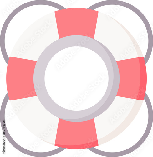 lifebuoy Illustration on a white background