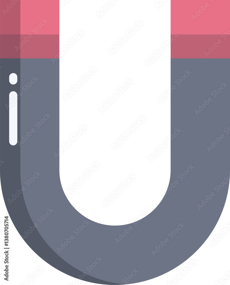 magnet Illustration on a white background magnet Illustration on a white background